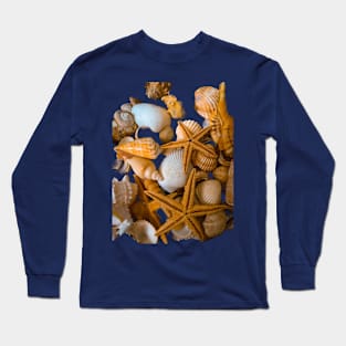 Summer Holidays Nature Seashells Long Sleeve T-Shirt